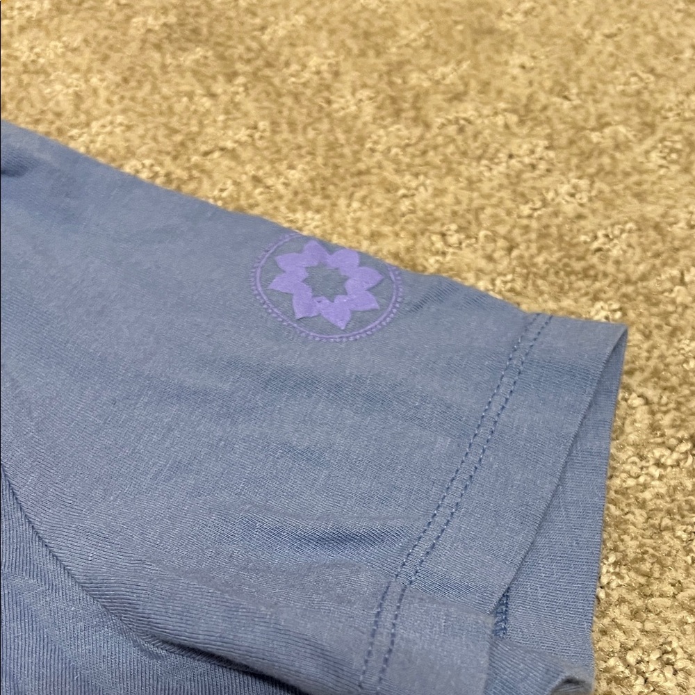 Club Pilates Women's Blue Short Sleeve Tee - Picture 4 of 4